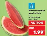 Wassermelonen geschnitten für 1,99 € bei Kaufland im Angebot Wassermelonen geschnitten im aktuellen Kaufland Prospekt
