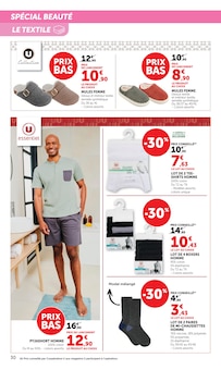Promotion Boxer Homme dans le prospectus Hyper U, valable du 01/09/2026 au 13/09/2026 Promo Boxer Homme dans le catalogue Hyper U du moment à la page 30