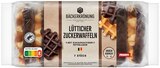 Lütticher Zuckerwaffeln Kakao von BÄCKERKRÖNUNG für 2,49 € bei Penny im Angebot Lütticher Zuckerwaffeln Kakao von BÄCKERKRÖNUNG im aktuellen Penny Prospekt