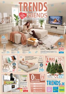 Weihnachtsbaum im aktuellen Trends Prospekt (Gladbeck) Weihnachtsbaum im Trends Prospekt "TRENDS FOR FRIENDS" mit 8 Seiten (Gladbeck)