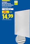 Moustiquaire de fenêtre en aluminium - LIVARNO en promo chez Lidl Avignon à 14,99 €