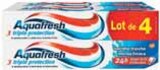 DENTIFRICE TRIPLE PROTECTION MENTHE FRAICHE - AQUAFRESH en promo chez Intermarché DENTIFRICE TRIPLE PROTECTION MENTHE FRAICHE - AQUAFRESH dans le catalogue Intermarché