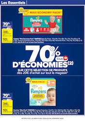 Pampers Angebote im Prospekt "ALCOOLS & BIÈRES" von Carrefour Pampers Angebote im Prospekt "ALCOOLS & BIÈRES" von Carrefour auf Seite 72
