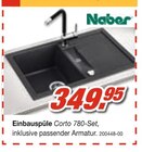 Einbauspüle Corto 780-Set Angebote von Naber bei Möbel AS Weinheim für 349,95 €