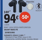 Galaxy buds3 fe - SAMSUNG en promo chez E.Leclerc Valence à 94,00 €
