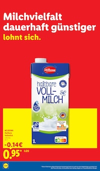 Milch im aktuellen Lidl Prospekt (Braunschweig) Milch im Lidl Prospekt "Der Preisführer macht Deutschland dauerhaft günstiger!" mit 38 Seiten (Braunschweig)