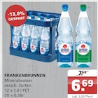 Mineralwasser Angebote von FRANKENBRUNNEN bei Getränke König Augsburg für 6,69 €