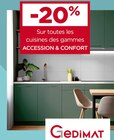 -20% sur toutes les cuisines des gammes ACCESSION & CONFORT à Gedimat dans Vron -20% sur toutes les cuisines des gammes ACCESSION & CONFORT à Gedimat dans Vron