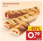 Currywurst Snack für 0,79 € bei Netto Marken-Discount im Angebot Currywurst Snack im aktuellen Netto Marken-Discount Prospekt
