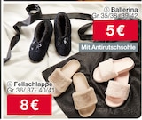 Ballerina oder Fellschlappe Angebote bei Woolworth Pforzheim für 5,00 €