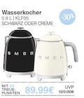 Wasserkocher Angebote von SMEG bei nah und gut Ansbach für 89,99 €