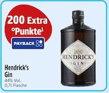 Gin im EDEKA Prospekt Gin von Hendrick's im aktuellen EDEKA Prospekt für