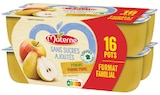 Compotes coupelles sans sucres ajoutés pomme, pomme poire - MATERNE en promo chez Netto Compotes coupelles sans sucres ajoutés pomme, pomme poire - MATERNE dans le catalogue Netto