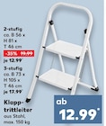 Kaufland Neusäß - Klapptrittleiter Angebot im Prospekt Klapptrittleiter bei Kaufland im Neusäß Prospekt für 12,99 €