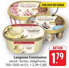 Cremissimo Bourbon Vanille Angebote von Langnese bei E center Göppingen für 1,79 €