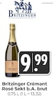 Crémant Rosé Sekt b.A. brut Angebote von Britzinger bei Hieber Freiburg für 9,99 €