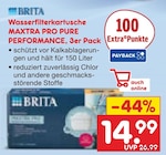 Wasserfilterkartusche MAXTRA PRO PURE PERFORMANCE im Angebot bei Netto Marken-Discount in Eisenach Wasserfilterkartusche MAXTRA PRO PURE PERFORMANCE Angebote von Brita bei Netto Marken-Discount Eisenach für 14,99 €