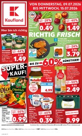 Kaufland Supermarkt Prospekt der aktuellen Woche mit 52 Seiten, gültig von 09.07.2026 bis 15.07.2026, in Konz und Umgebung Aktueller Kaufland Supermarkt Prospekt in Konz und Umgebung, "Hier bin ich richtig" mit 52 Seiten, 09.07.2026 - 15.07.2026
