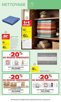 Promotion Literie dans le prospectus Carrefour, valable du 01/09/2026 au 14/09/2026 Promo Literie dans le catalogue Carrefour du moment à la page 57