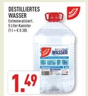 Aktuelles DESTILLIERTES WASSER Angebot bei Marktkauf in Bochum ab 1,49 €