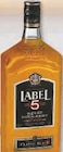 Blended scotch whisky 40° - LABEL 5 - Super U à Villeneuve-Saint-Georges Blended scotch whisky 40° - LABEL 5 en promo chez Super U Villeneuve-Saint-Georges à 16,30 €