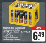 Cola-Mix oder Limonade Angebote von flumi bei nah und gut Sulzbach-Rosenberg für 6,49 €