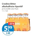Bitter alkoholfreier Aperitif im V-Markt Prospekt Bitter alkoholfreier Aperitif von Crodino im aktuellen V-Markt Prospekt für 5,99 €