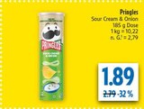 Sour Cream & Onion im Angebot bei diska in Erlangen Sour Cream & Onion Angebote von Pringles bei diska Erlangen für 1,89 €