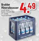 Mineralwasser von Brohler für 4,49 € bei Trinkgut im Angebot Mineralwasser von Brohler im aktuellen Trinkgut Prospekt