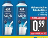 Frische Milch 3,5% Fett von Weihenstephan im aktuellen EDEKA Prospekt für 0,99 €