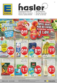 EDEKA Prospekt der Woche "Aktuelle Angebote" Seite 1, 20.10.2025 bis 25.10.2025 für Witten Aktueller EDEKA Prospekt "Aktuelle Angebote" Seite 1 von 24 Seiten für Witten
