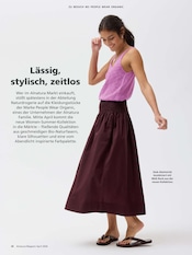 Aktueller Alnatura Prospekt mit Damenbekleidung, "Alnatura Magazin", Seite 38