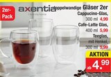 Cappuccino-Glas Angebote von Axentia bei Zimmermann Hildesheim für 4,99 €
