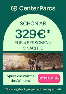 Wasser im Center Parcs Prospekt "Last Minute Winter" mit 1 Seiten (Düsseldorf)