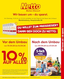 Netto Marken-Discount Prospekt für Markkleeberg mit 2 Seiten