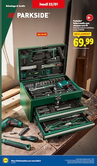 Promotion Serre Câble dans le prospectus Lidl, valable du 22/01/2026 au 28/01/2026 Promo Serre Câble dans le catalogue Lidl du moment à la page 46