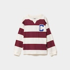 T-shirt col rond manches longues coton bordeaux garçon en promo chez La Halle T-shirt col rond manches longues coton bordeaux garçon dans le catalogue La Halle