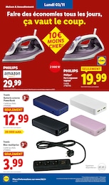Prix et réduction Multiprise dans le prospectus Lidl en cours Offre Multiprise dans le catalogue Lidl du moment à la page 55