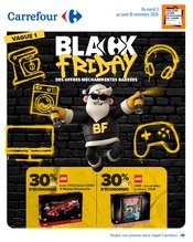 Promos Lego dans le catalogue "BLACK FRIDAY" de Carrefour Lego en promo dans le catalogue Carrefour à la page 1