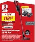 Akku-Stielstaubsauger TE-SV 18 Li Angebote von Einhell bei toom Baumarkt Pforzheim für 119,99 €
