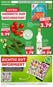 Lachs im aktuellen Kaufland Prospekt (Potsdam) Lachs im Kaufland Prospekt "EXTRA-ANGEBOTE" mit 8 Seiten (Potsdam)
