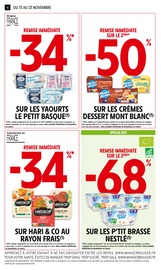 Lait Angebote im Prospekt "-50% DE REMISE IMMÉDIATE SUR LE 2ÈME" von Intermarché Hyper auf Seite 4