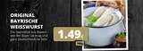 Original Bayrische WEISSWURST im Angebot bei REWE in Frechen Original Bayrische WEISSWURST Angebote bei REWE Frechen für 1,49 €