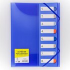 Trieur pp A4 - 8 compartiment - 3 rabats - disponible dans différentes couleurs - Les Prix Mini en promo chez Bureau Vallée Trieur pp A4 - 8 compartiment - 3 rabats - disponible dans différentes couleurs - Les Prix Mini dans le catalogue Bureau Vallée