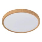 Plafonnier led intégré bois clair 40 cm lumière neutre 1100 lumens - 25 cm à Brico Dépôt dans Beauchastel