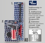 Stabfeuerzeug mit Turboflamme Angebote von well holzer bei Marktkauf Sindelfingen für 1,99 €