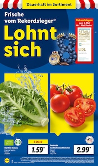 Gemüse im Lidl Prospekt "LIDL LOHNT SICH" mit 60 Seiten (München)