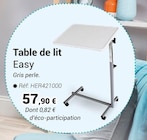 Table de lit en promo chez Technicien de Santé Sarcelles à 57,90 €