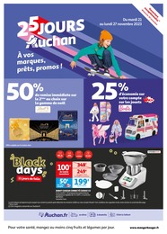 Prospectus Auchan Hypermarché à Sarcelles, "25 JOURS Auchan", 48 pages, 21/11/2023 - 27/11/2023