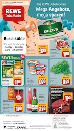 REWE Prospekt "Dein Markt" für Schloß Holte-Stukenbrock, 33 Seiten, 29.09.2025 - 04.10.2025
